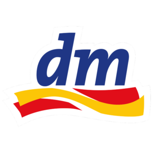 Logo dm Drogerie.